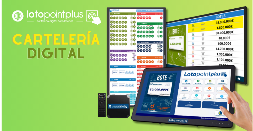 Cartelería Digital ASG LotoPointPlus